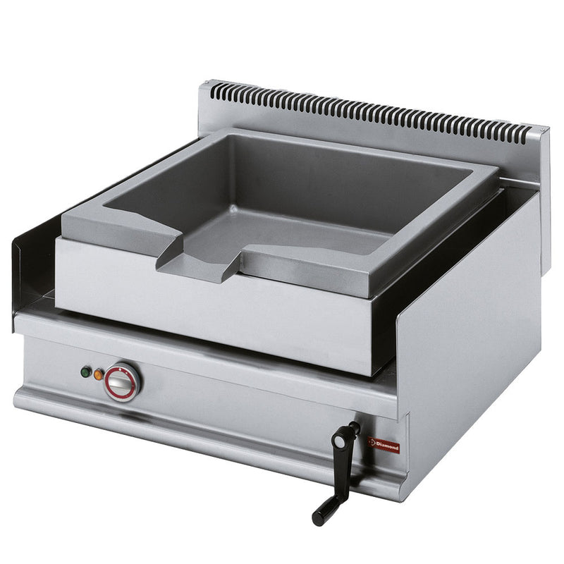 Diamond E65/BRI7T-N Tumbling Electric Frying Pan, Stainless Steel Basin, Capacity 30 Liters