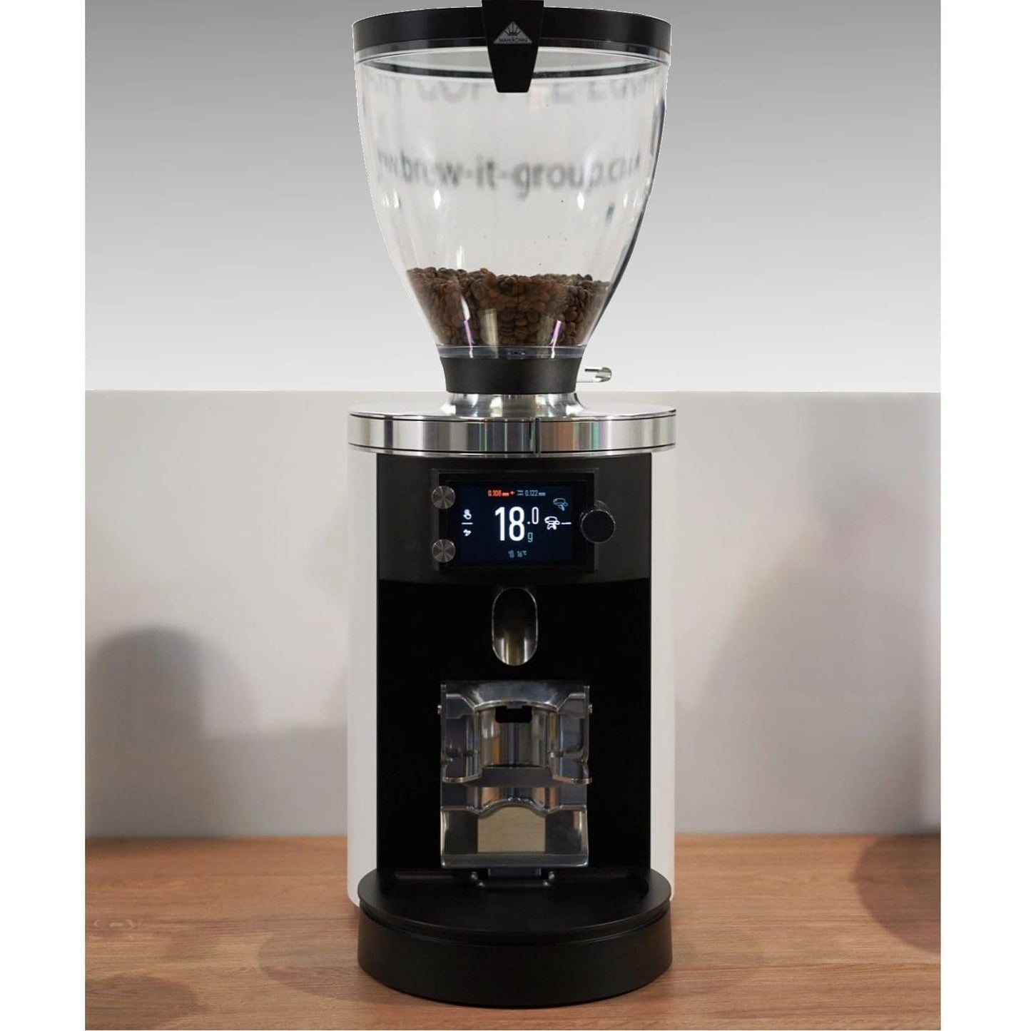 Mahlkonig E80 Supreme GBW Coffee Grinder – Electronic/On Demand – White & Black
