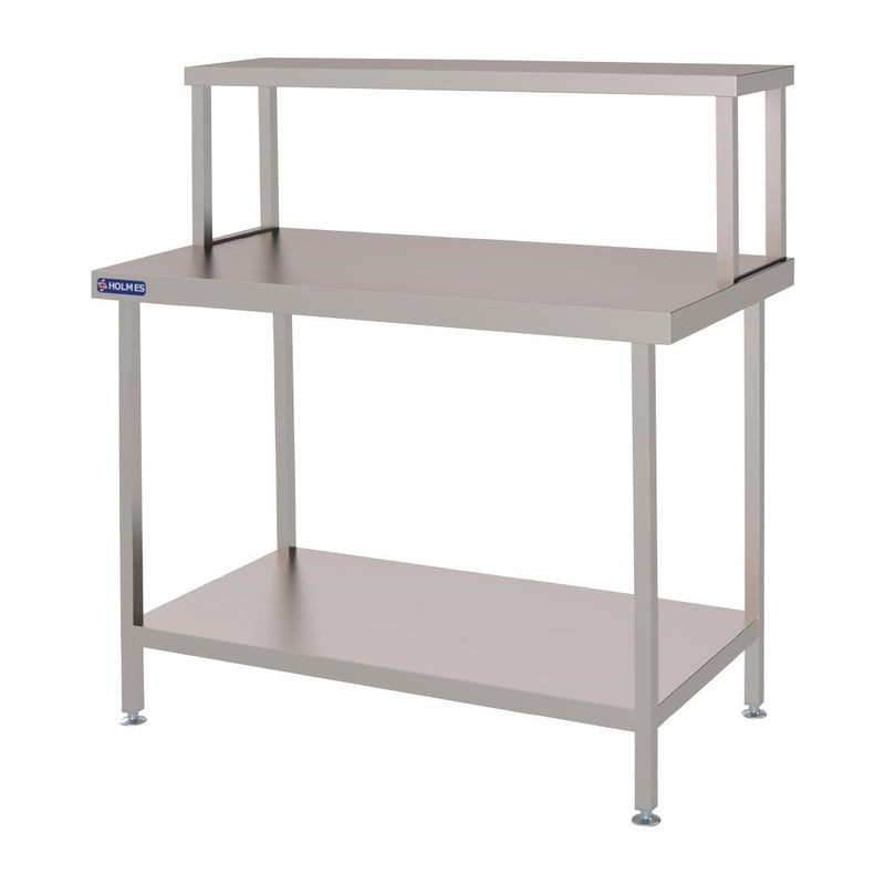 Vogue Stainless Steel Wall Table Welded with Gantry 900mm