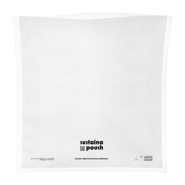 Sous Vide Compostable Vacuum Pouches - 250x250mm 80mU (200 Pack)