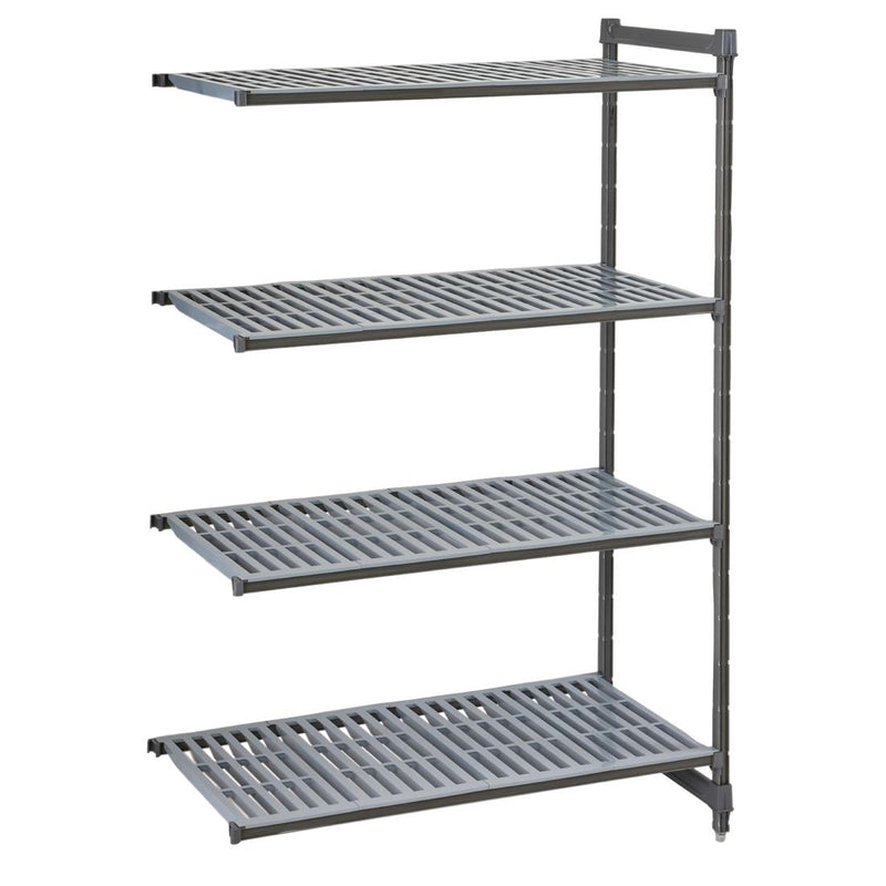 Cambro Camshelving Basics Plus Add-On Unit 4 Tier With Vented Shelves 1830(H)x 870(W)x 460(D)mm
