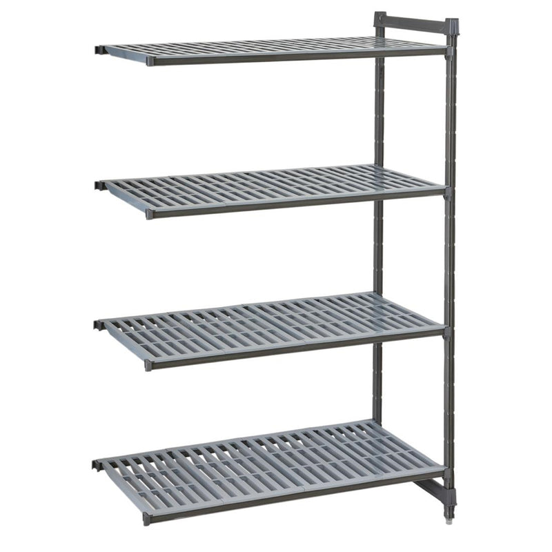 Cambro Camshelving Basics Plus Add-On Unit 4 Tier With Vented Shelves 1830(H)x 1175(W)x 610(D)mm