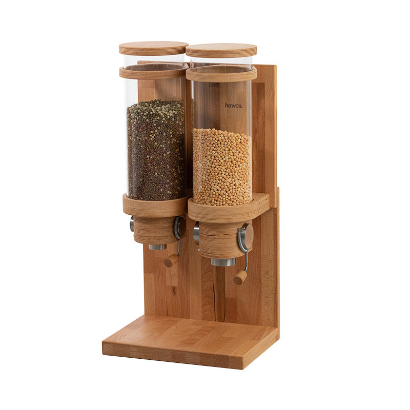 Table stand for glass silo