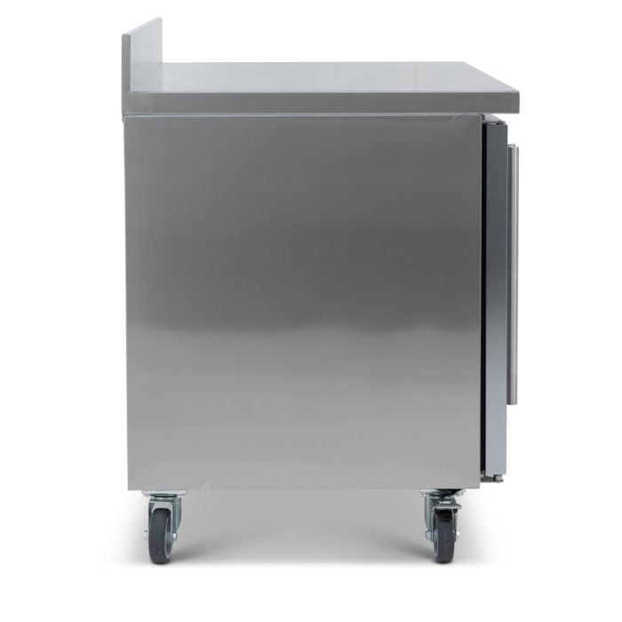 BLIZZARD Triple Hinged Glass Door Counter Refrigerator With Upstand