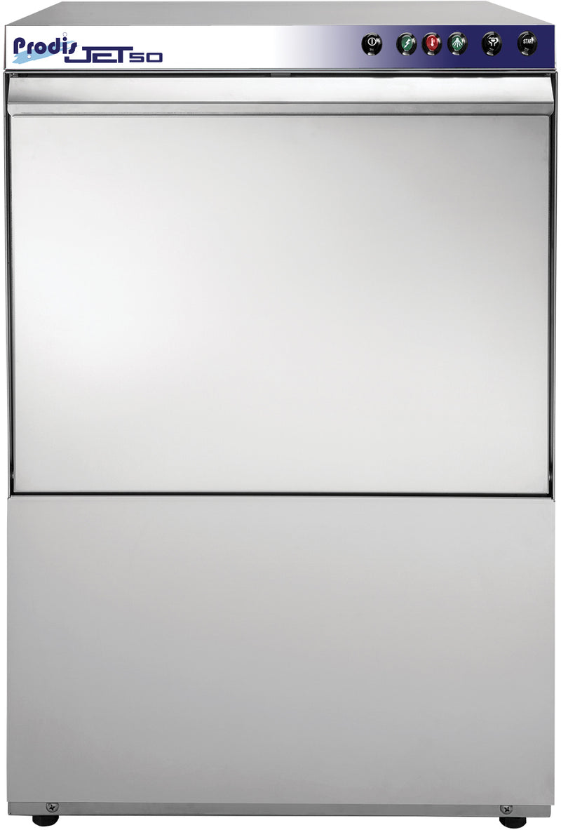 Prodis JET50D, 500mm Cabinet Dishwasher, Gravity Drain