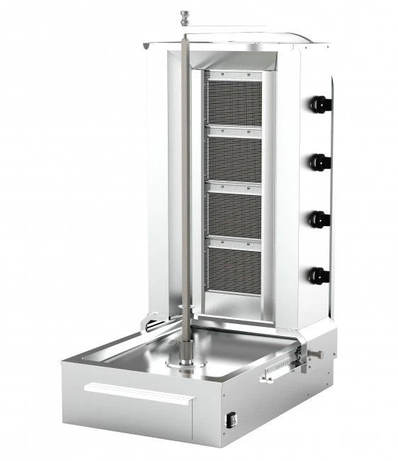 Kebab King 4 Gas Burner Doner Kebab Grill