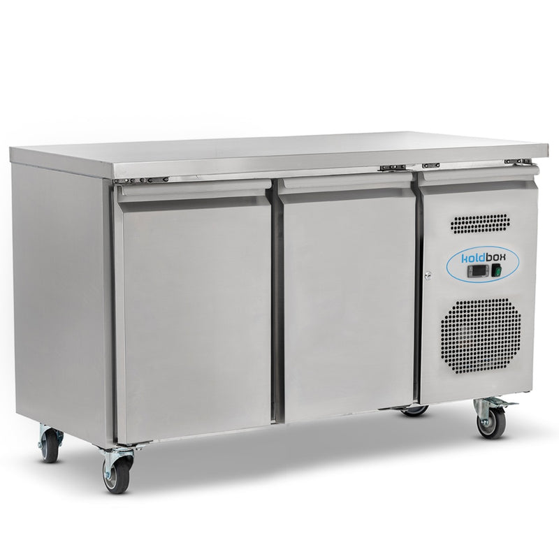 KOLDBOX Double Hinged Door Counter Freezer