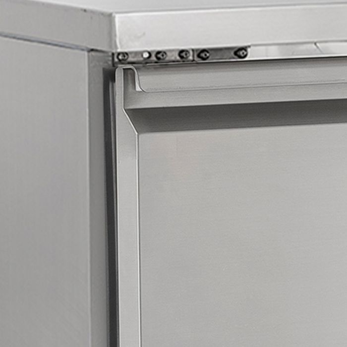 KOLDBOX Double Hinged Door Counter Refrigerator