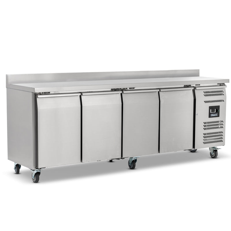 BLIZZARD Four Hinged Door Refrigerated Counter With Upstand