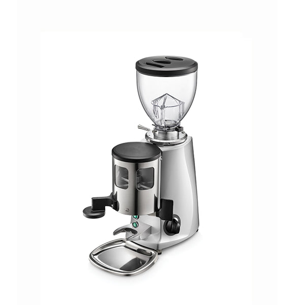 Mazzer Mini Coffee Grinder Doser (Timer) – Silver (Light Grey)
