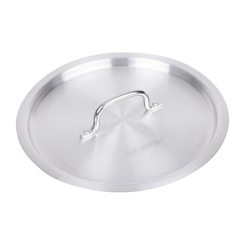 Vogue Aluminium Deep Boiling Pot Lid 24cm