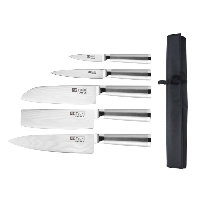 Vogue Tsuki 6-Piece Knife Set with Wallet Series