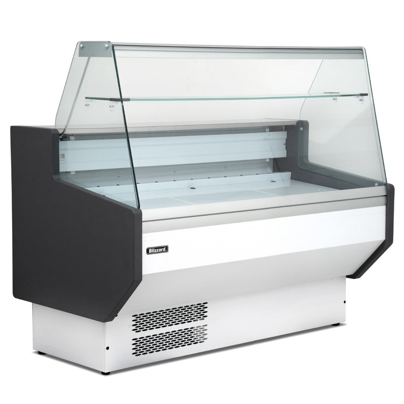 BLIZZARD 1.3m Flat Glass Serve Over Counter