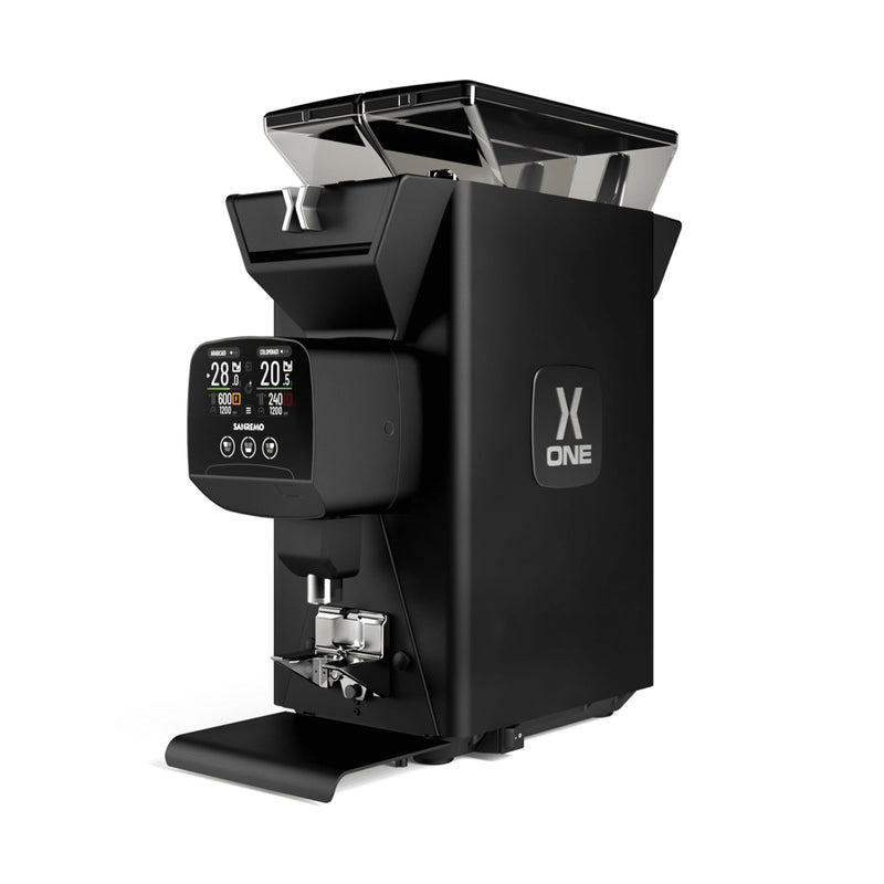 Sanremo X-One – Grind By Weight – Electronic Coffee Grinder – (Black)