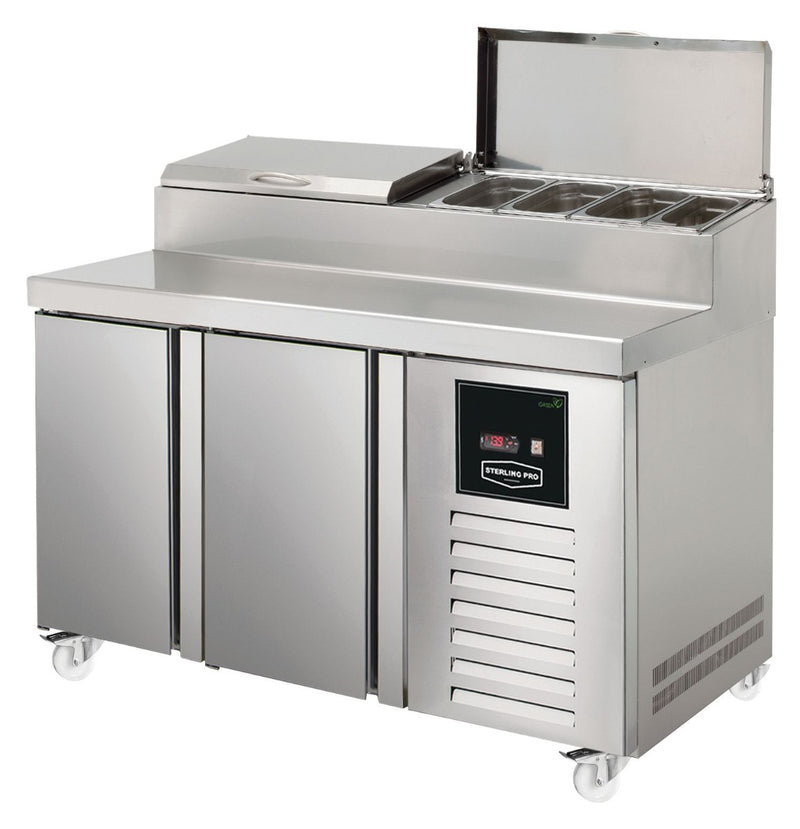 Sterling Pro Green SPIZ-135 2 Door Refrigerated Preparation Counter