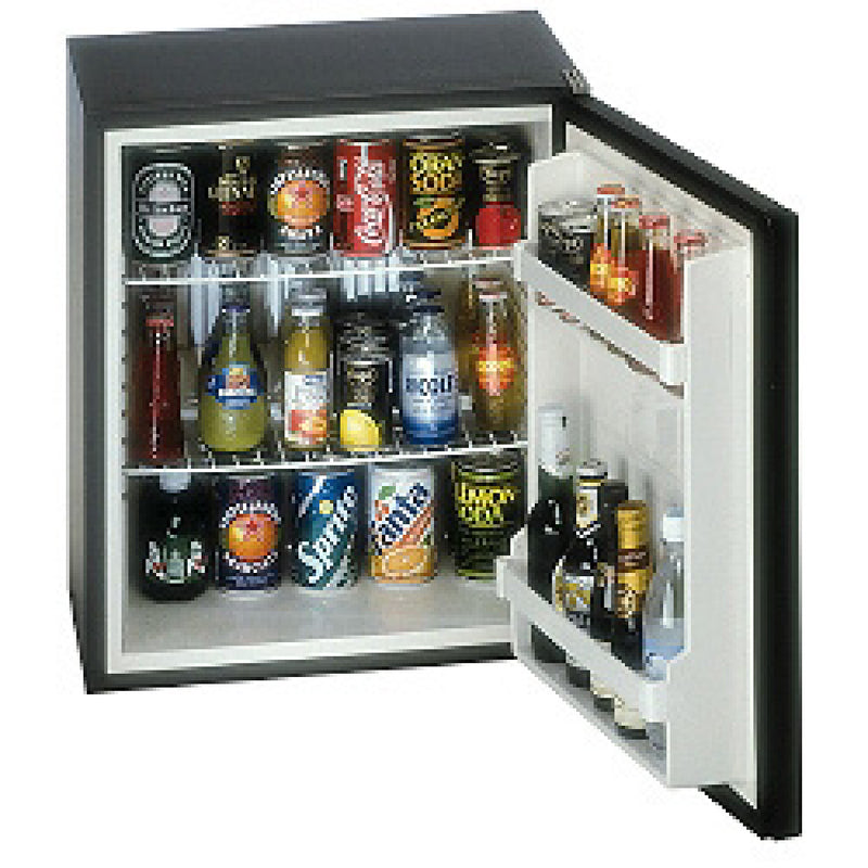 Diamond C330S/V-LIQ Glass Single Door Black Minibar Fridge, 33 Litres