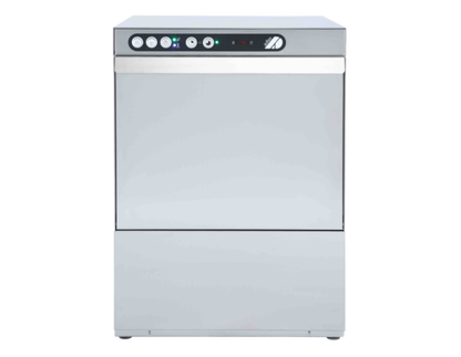 Adler 500mm Basket Dishwasher with Breaktank, Drain Pump & Chemical Pump, 18 Plates (30 Amp Plug)