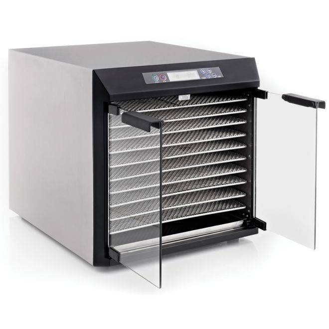 Excalibur Dehydrator EXC10: Digital, 10-Tray, 99hrs, Stainless Steel