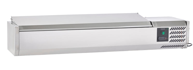Sterling Pro Cobus SPT1400-330-SS Topping Well with Stainless Steel Lid, 6 x GN1/4