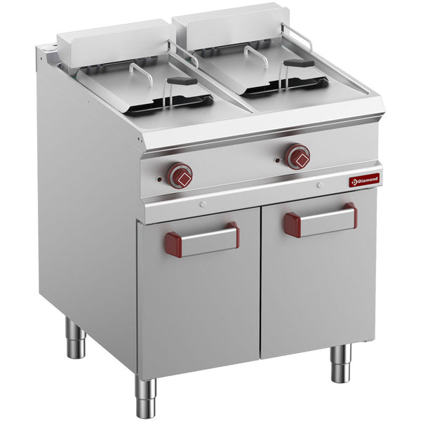 Diamond E7/F26A7-N Double Basket Freestanding Electric Fryer, 18kW