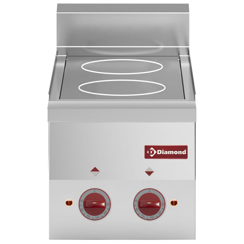 Diamond E60/2VC3T-N Vitroceramic Electric 2 Induction Hob Cooker, 3.6kW