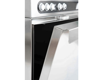 Adler 500mm Basket Dishwasher with Breaktank, Drain Pump & Chemical Pump, 18 Plates (30 Amp Plug)