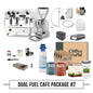 Fracino Contempo Electronic Dual Fuel Coffee Machine Package