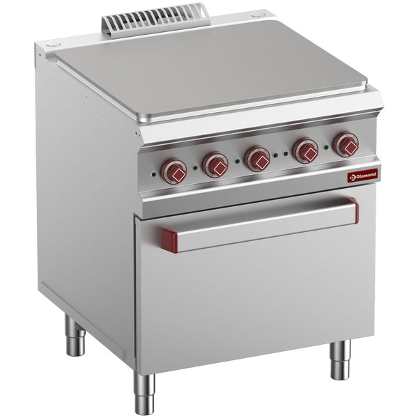 Diamond E7/STF7-N 1 Whole Plate Freestanding Electric Range Cooker on Electric Oven, 14.3kW