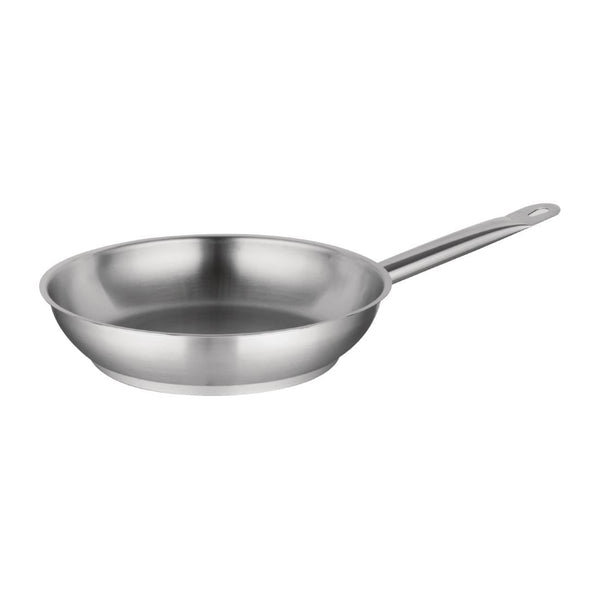 Vogue Stainless Steel Frying Pan 28cm