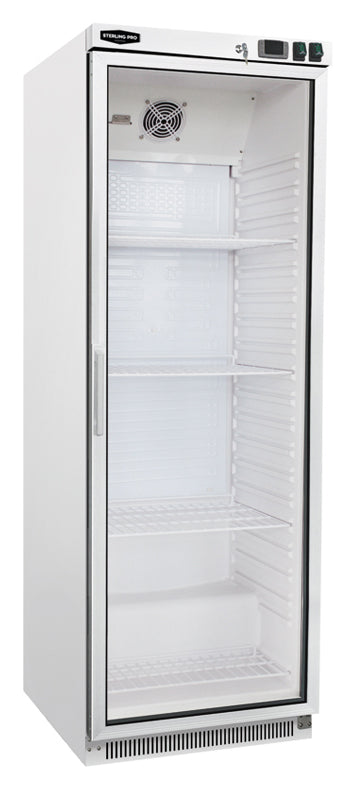 Sterling Pro Cobus SPR400G Glass Single Door Upright Refrigerator, 360 Litres