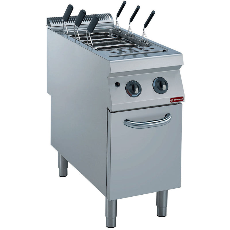 Diamond G22/CPA4-N 6 Basket Freestanding Gas Pasta Cooker on Neutral Closed Cupboard without baskets