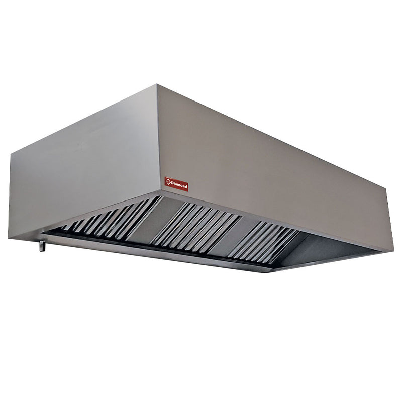 Diamond CGL1000/N Wall Cooker Hood with 2 Labyrinth Filtres