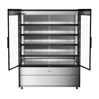 Foster EcoShow Multideck with Double Glass Doors, 1495mm