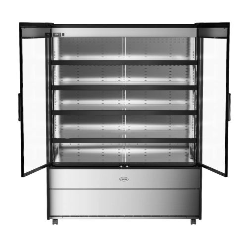 Foster EcoShow Multideck with Double Glass Doors, 1495mm