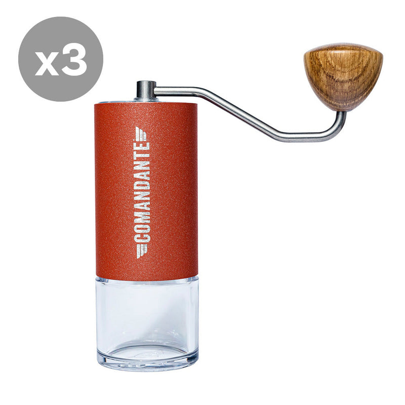 Comandante C40 Nitro Blade Coffee Grinder MK4 (Sunset) - Bundle of 3