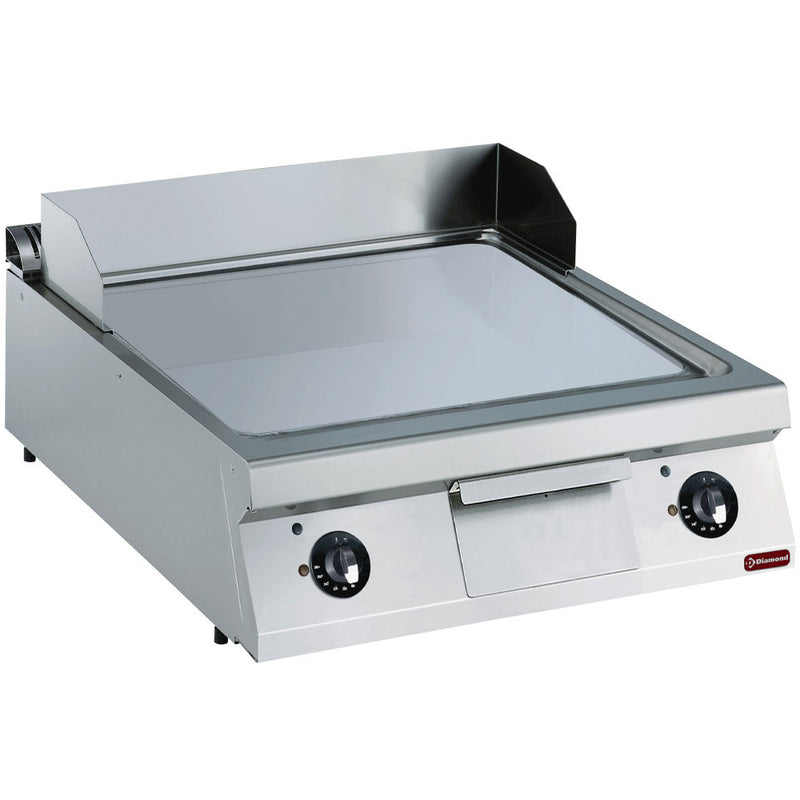 Diamond E22/PLCD8T-N Smooth Electric Chrome Cooking Plate, 15kW
