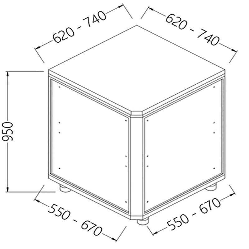 Diamond CN90X Neutral Back Angle - Closed 90 °