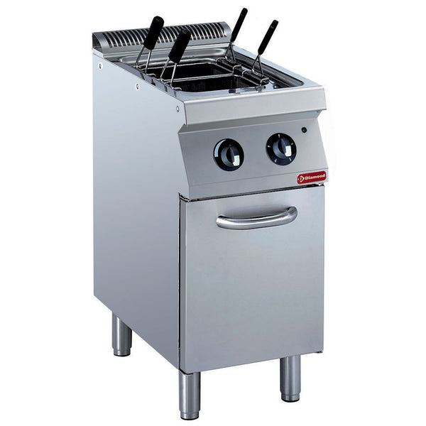 Diamond E17/CPA4-N 4 Basket Freestanding Electric Pasta Cooker on Neutral Closed Cupboard, 6kW