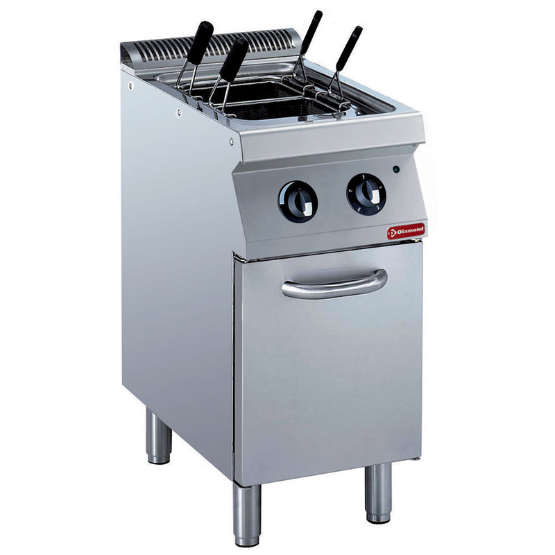 Diamond E17/CPA4-N 4 Basket Freestanding Electric Pasta Cooker on Neutral Closed Cupboard, 6kW
