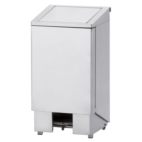 Diamond PPX-60 Stainless Steel Bin With Actuator, Lid With Pedal, 60 Liters