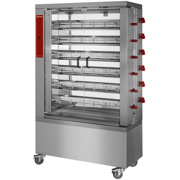 Diamond RVG/6-CM Chicken Gas Rotisserie, 36 Chickens Capacity