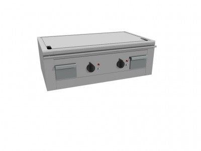 Casta TEP2B/120E Electric Teppanyaki Griddle - 2 Heating zones