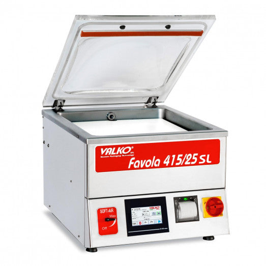 Valko Favola 415/25SL Chamber Vacuum packaging machine - HACCP data printer
