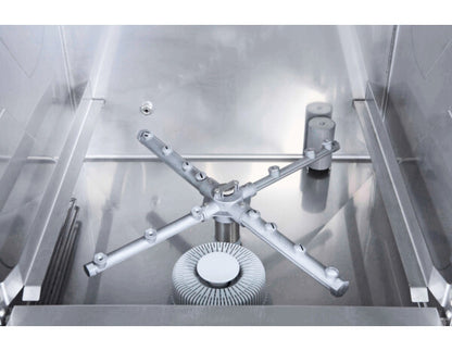 Adler 500mm Basket Dishwasher with Breaktank, Drain Pump & Chemical Pump, 18 Plates (30 Amp Plug)