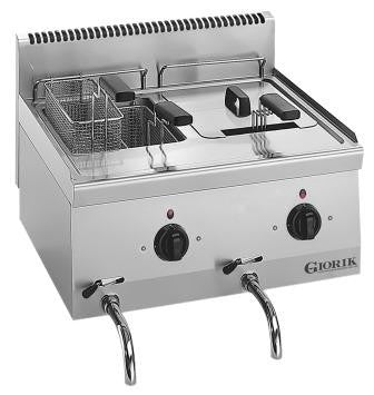 Giorik Snack 60 LFE6910 - 10+10 Ltr Twin tank electric fryer
