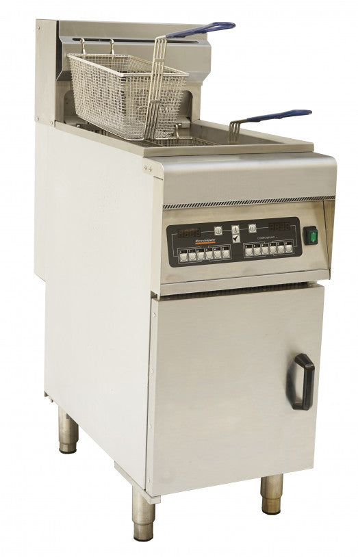 Chefs Range DF28LD - 28 Ltr Single tank Electric fryer with Computer control