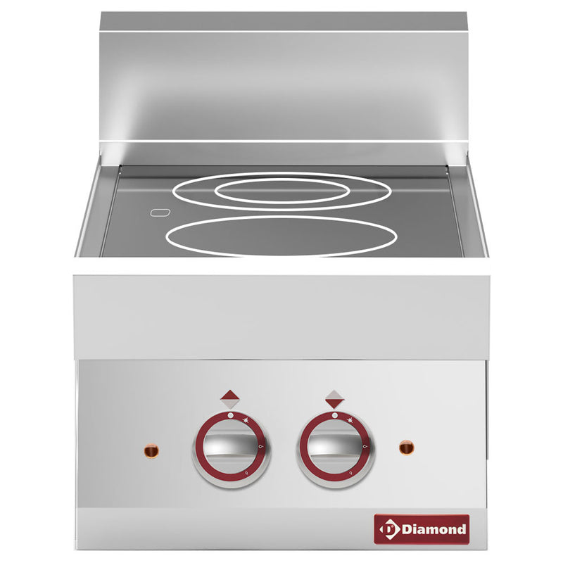 Diamond E65/2VC4T-N Vitroceramic Electric 2 Induction Hob Cooker, 4.6kW