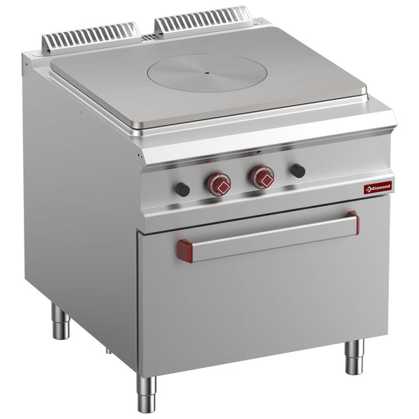 Diamond G9/TF8-N 1 Whole Plate Freestanding Gas Range Cooker on Gas Oven