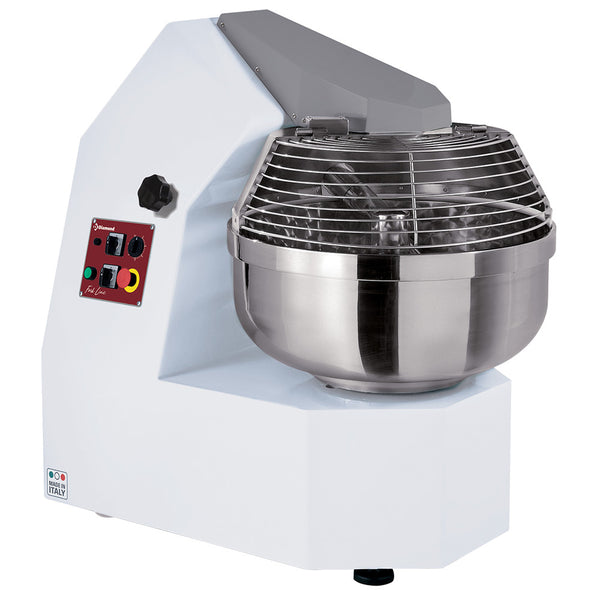 Diamond PBR-60/T2V 2 Speed Fork Mixer with Timer on Wheels, 60kg of Dough
