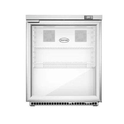 Foster Single Glass Door Undercounter Cabinet Display Refrigerator, 200 Litres